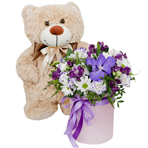 Air castle with teddy bear with delivery Tula