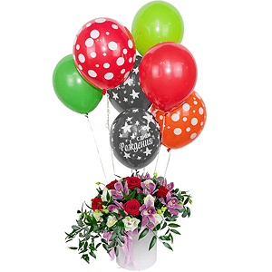 Wood nymph with balloons with delivery Tula