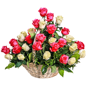 Basket of flowers with delivery Tula