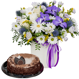 Fluffy cloud with cake with delivery Tula