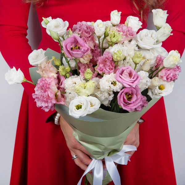 lisianthus - 5, Pink Lisianthus (Eustoma) - 4, Wrapping Paper