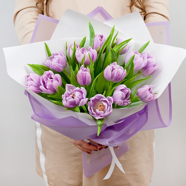 Lilac tulip - 25, Wrapping Paper, Ribbon