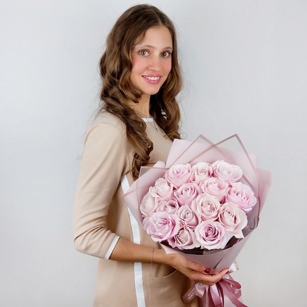 Rose Pink 50 cm Ecuador (Chelo, Hermosa, Novia, Titanik, Engagement, Pink Mondiale) - 25, Wrapping Paper
