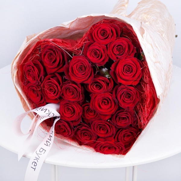 Red rose 50 cm - 27, Bouquet frame structure, Wrapping Paper
