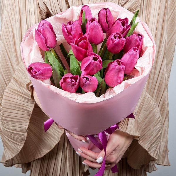 Pink tulip - 19, Wrapping Paper